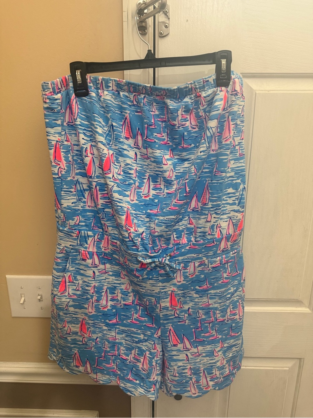 Lilly Pulitzer Jace Boatylicious Romper-EUC